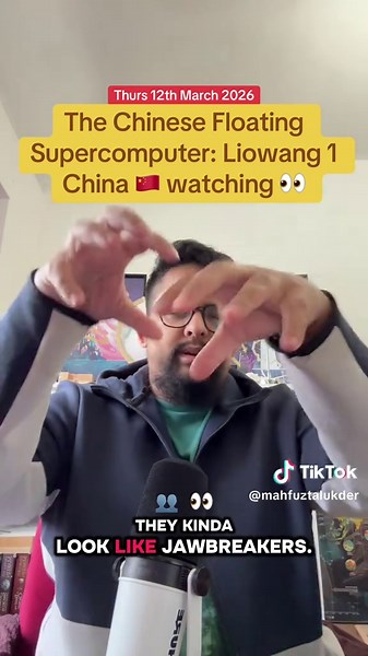 12.march.2026 China 🇨🇳 has deployed a state of the art “floating supercomputer” that is capable of recording all the telemetry and signature data from the American 🇺🇸 engagement in this war. I explain why this may be valuable. Search #newsbaba for the latest news updates and breaking news coverage. #geopolitics #analysis #news #latest