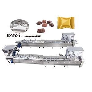 [Hot Item] Wafer Biscuit Flow Wrapper Packing Machine Protein Food Snack Bar Package Line