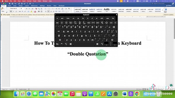 Cómo escribir comillas dobles en el teclado