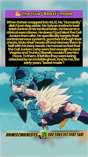 Why was Gohan’s SSJ2 form so deadly? #dragonballz #dbz #shorts #fyp #gohan #dragonball #gohanssj2