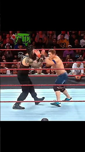 John Cena Vs Roman Reigns 🔥 No Mercy 2017 🤯 #wwe #romanreigns #johncena