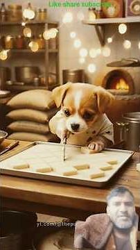 "Cute Doggy Ne Banayi Barfi 🍬 | Funny Dog Cooking Video | Viral Pet Talent 2025"