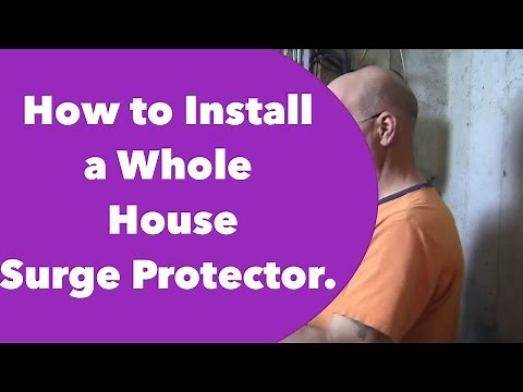 How to Install a Whole House Surge Protector.