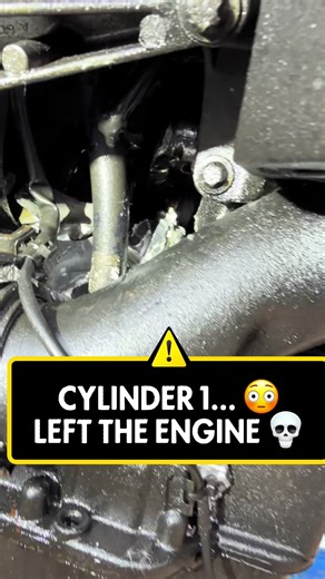 CYLINDER 1 LEFT THE ENGINE… PERMANENTLY 💀 You think it’s just a small misfire? A bit of smoke? Rough idle? 👉 That’s how it STARTS. ⸻ ⚠️ This OM651 didn’t fail overnight. It was WARNING the driver. But nobody listened… ⸻ ❌ Injector overfueling ❌ Extreme heat inside cylinder ❌ Piston cracked ❌ Rod snapped 💥 And then… BOOM. The piston didn’t just fail — 👉 it came OUT of the engine. ⸻ Now? Engine is DONE. Block destroyed. Oil system contaminated. 💸 Cheap problem → VERY expensive mistake. ⸻ 💡 R