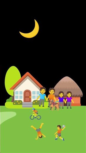 good night cartoon family