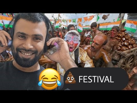 🇮🇳 Poop festival 💩 |Tamil| #Reaction #tylor oliveria