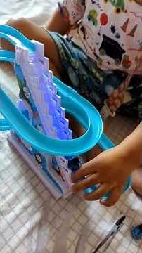 3 Duck Slide Toy Set | Funny Automatic Stair-Climbing Duck Slide Escalator Toy