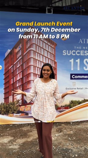 Being Sanglikar | Sangli | 120K on Instagram: "Sangli, don’t miss this. Atlantiis is becoming the commercial address Less-column, wide commercial spaces • Premium Offices & Showrooms • 3-Floor Parking with 100+ capacity • Iconic Architectural design • Prime Sangli–Miraj Road visibility आणि खरी गोष्ट? 𝗟𝗮𝘂𝗻𝗰𝗵आधीच अनेक 𝘂𝗻𝗶𝘁𝘀 𝗦𝗢𝗟𝗗 झाल्या आहेत. 𝗢𝗻𝗰𝗲 &