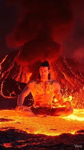 Man Taking Bath in Volcano 🌋