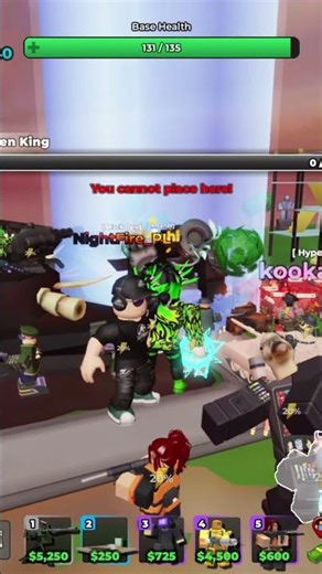 R.I.P fallen king @fallen #tds #roblox #funny