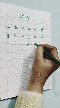 Small Letter Writing A to Z ✏️ | Learn & Write Alphabet | a to z for Kids