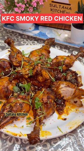 KFC STYLE RED SMOKY CHICKEN…#kfc #sultanakitchen #hyderabad #recipe #trending #viralfeeds #