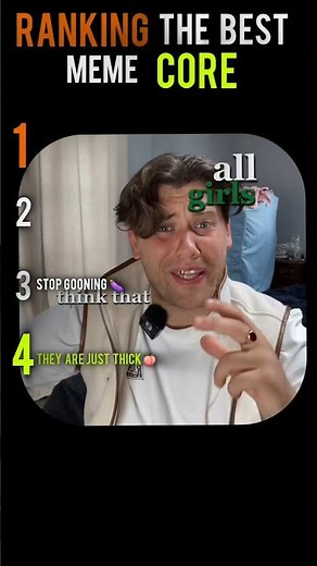 Ranking The BEST Meme Core 😂 | Meme Tier List Shorts