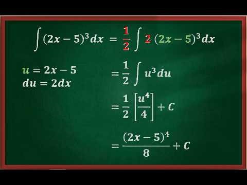 Integral por cambio de variable. Ejemplo