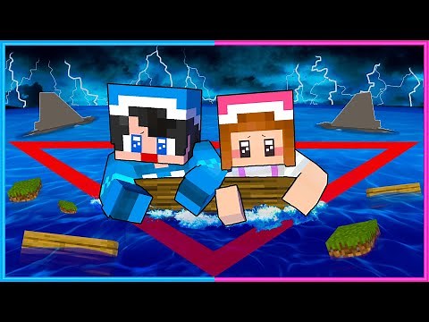 Survive in the overly realistic Devil's Triangle 😨🌊 [Minecraft]