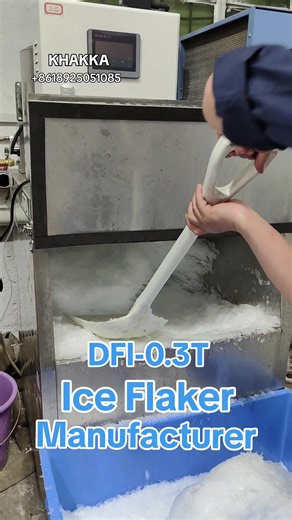 KHAKKA Flake Ice Machine for Supermarkets and Fish Shops