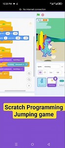 Scratch Programming jumping game