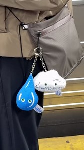 Thunderheads Raindrop Plushie Keychain, Nature-Inspired Educational Clip-On Stuffed Keychain with Fact Card, Fun STEM Tool for Exploring Rain, & Earth Science, Plush Bag Charm for Families and Friends