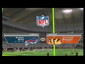 Madden NFL 09 (PS2) bills vs bengals (at created stadium)