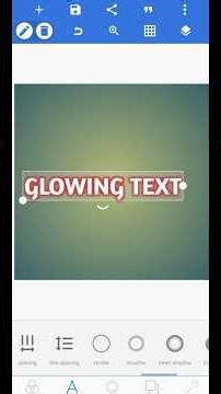 How to Create Glowing Text in PixelLab ✨ | Easy Neon Effect Tutorial #pixellab #glowtext