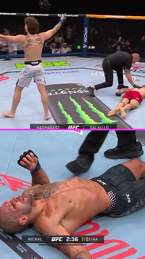 Two brutal head kick knockouts inside a month at #UFC321 and #UFC322 💀 Quillan Salkilld or Bo Nickal… who did it better? | TNT Sports