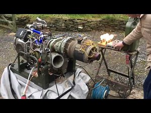 Test Run of Rolls Royce Artouste APU Engine