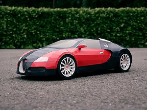 Video: Build Your Own Papercraft Bugatti Veyron