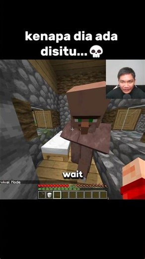 Why Is He There😭 #rizkigameon #minecraft #shorts