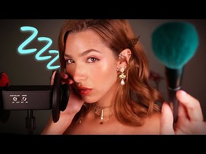 ASMR Breathy Whispers & Brushing Your Face💤