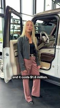 $1.7 Million Diamond Mercedes G-Wagen! 😍 #mercedes #gwagen #diamonds