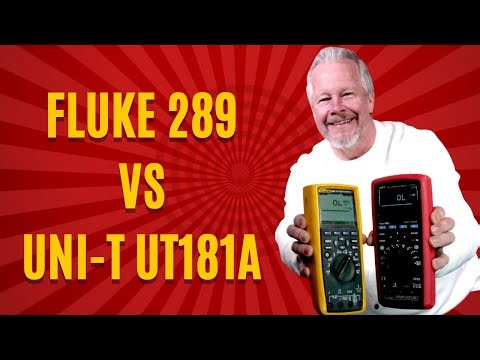 Fluke 289 vs UNI-T UT181A Logging Multimeter #uni-tmultimeter #hightcountmultimeter #kissanalog
