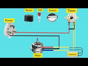 Washing Machine Complete Wiring with Timer | Step by Step Connection Guide