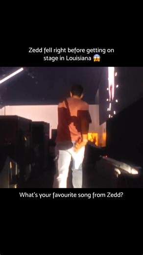 Zedd fell right before getting on stage in Louisiana… and still delivered a massive set. Respect. | EDM NOMAD