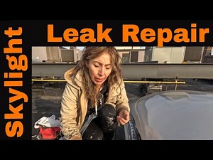 Skylight Leak Repair - Liquid and Brush only - Leak Stopped guaranteed!