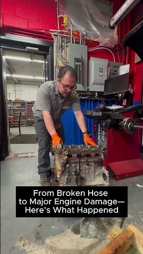 From Broken Hose to Major Engine Damage—Here’s What Happened #automobile #autorepair #autotechnician