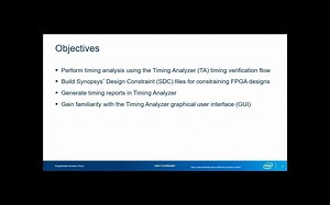 Quartus Prime软件时序分析器_GUI介绍