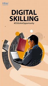 At Infosys, we set an ambitious goal to impart digital skills to 10 million people by 2025. This year, we surpassed our goal one year ahead of time. Empowering a talent pool of 11.75 million to thrive in the digital world is proof of our commitment to amplify human potential. Learn more about our initiatives and progress in the ESG report infy.com/ReportESG #InfosysESG | #ESGIsAnOpportunity | Infosys