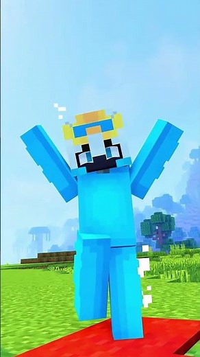 CRASHING A Minecraft YouTuber Party! #minecraft #shorts