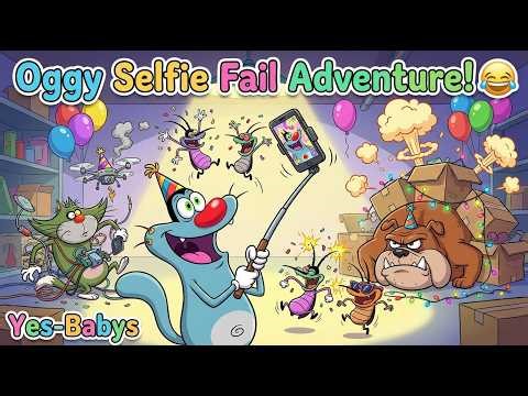 Oggy and the Cockroaches Funny Selfie Fail Adventure! 😂 Epic Comedy for Kids | Episode 50