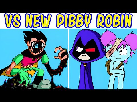 FNF Vs New Pibby Robin | Pibby Teen Titans Go | Distorted Memories | Friday Night Funkin' Mod