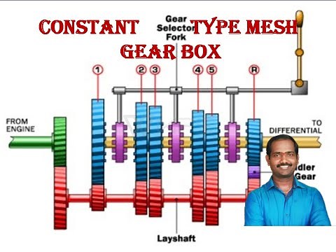 Constant mesh Gear Box | Types of Gearbox | Automobiles |Automobile Engineering |Automobiles|Basics