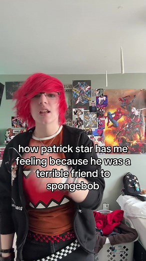i HATE patrick he was so rude and cruel and evil to spongebob and always crossed boundaries and made fun of him and tried to one up him i HATE HIM I HAYE HIM INHAR HITK #spongebob #patrickstar #spongebobsquarepants #mcr #hethey