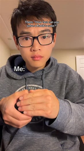 8K views · 72 reactions | How Fast Can you Solve a Rubik’s Cube?? 樂 #magic #rubikscube | Henry Di | Facebook
