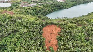 Larap Landslide October 22-23,2024 Drone Video by: Konsi Artem Andaya | Mambulao Artsncrafts