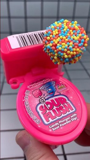 Sour flush candy powder dip jelly food mukbang