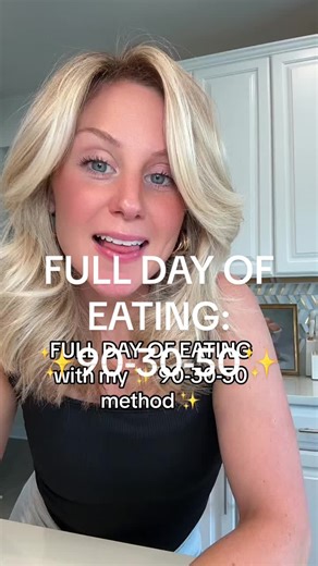 Sample full day of eating from one of the plans in my Summer Reset program! The plans were created with my 90-30-50 method in mind, meaning every day is with high-protein, fiber-rich, anti-inflammatory meals & snacks! You can now grab the Summer Reset program, which includes 3 months worth (three 4-week plans) of nutrient-dense meal plans that aim follow this method for ✨ 50% off ✨. The Summer Reset is now 50% off because this round **will not** be including the 1:1 coaching. These plans are not