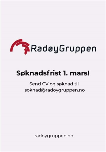 Sitter du på gjerdet og vurderer å søke læreplass hos oss? Se hva Oscar, Filip, Johannes og Sondre sier om hvorfor de valgte fagbrev 👊🏻 Send søknad til soknad@radoygruppen.no innen 1. mars ✅ #lærling #fagbrev #studier #radøygruppen