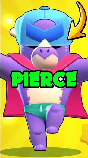 NEW Brawler Pierce Is only for Pros! 😳 #brawlstars #brawltalk