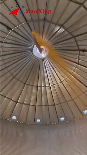 Inside a Modern Feed Mill Silo: A Detailed Look at the Storage Structure#grainsilo