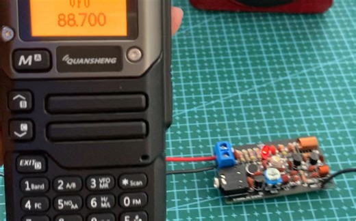 FM调频无线发射器测试